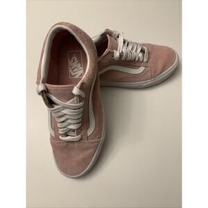 Vans Old Skool Pink Pig Suede Skate Shoes Men 7.5 Women 9 Low Top
